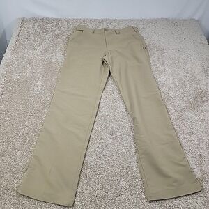 Under Armour Mens‎ Golf Pants 30x32 Khaki Straight Leg Lightweight Flat Front